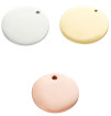 xTool Anhänger zum gravieren - Rund - Gold / Silber / Rose Gold / 10 x 12mm (30 Stk.)