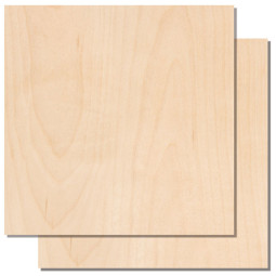 xTool Sperrholzbögen 30 x 30 x 0,6 cm - Birke - 4 Stk.